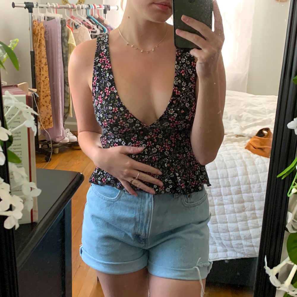 Forever 21 Plunge Tank Top